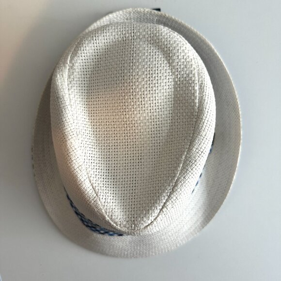 U.S. POLO ASSN. | Men’s Fedora Hat  | White, Blue | M/L - Picture 11 of 11